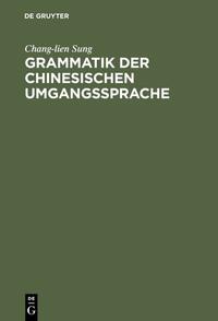 Grammatik der chinesischen Umgangssprache