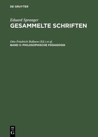 Philosophische Pädagogik