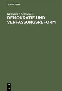 Demokratie und Verfassungsreform