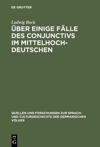 Über einige Fälle des Conjunctivs im Mittelhochdeutschen