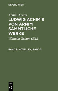 Novellen, Band 3
