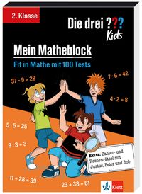 Die drei ??? Kids: Mein Matheblock 2. Klasse