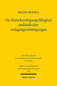 Die Berücksichtigungsfähigkeit ausländischer Anlagengenehmigungen