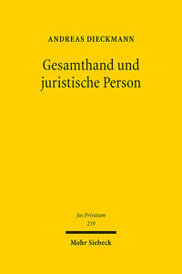 Gesamthand und juristische Person