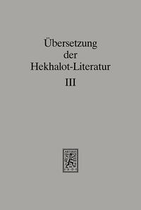 Übersetzung der Hekhalot-Literatur