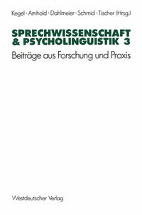 Sprechwissenschaft & Psycholinguistik 3