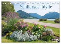 Schliersee-Idylle (Tischkalender 2025 DIN A5 quer), CALVENDO Monatskalender