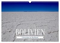 Bolivien - Unterwegs im Hochland (Wandkalender 2025 DIN A3 quer), CALVENDO Monatskalender