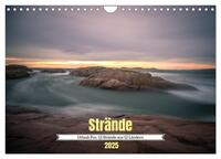 Urlaub Pur, 12 Strände aus 12 Ländern (Wandkalender 2025 DIN A4 quer), CALVENDO Monatskalender