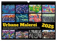 Urbane Malerei (Wandkalender 2025 DIN A3 quer), CALVENDO Monatskalender