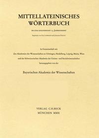 Mittellateinisches Wörterbuch 49. Lieferung (instupefactibilis - intrepidus)