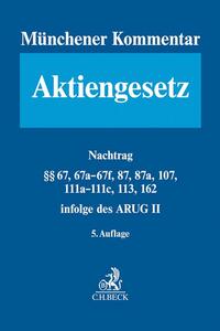 Münchener Kommentar zum Aktiengesetz Band 1a/2a: Nachtrag