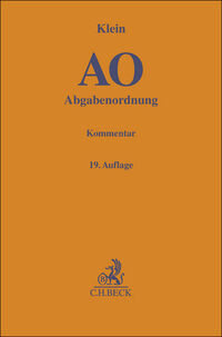 Abgabenordnung. AO