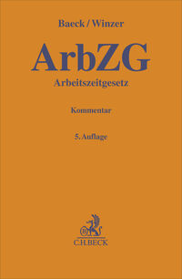 Arbeitszeitgesetz. ArbZG