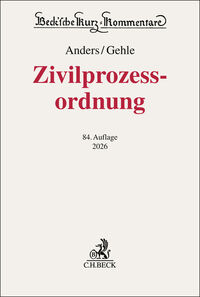 Zivilprozessordnung. ZPO