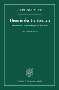 Theorie des Partisanen.