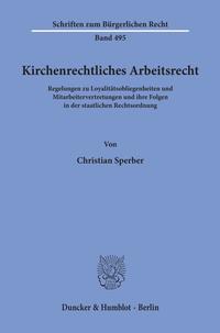 Kirchenrechtliches Arbeitsrecht.