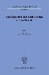 Kodifizierung und Rechtsfolgen der Konfusion.