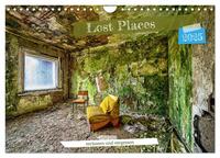 Lost Places - verlassen und vergessen (Wandkalender 2025 DIN A4 quer), CALVENDO Monatskalender