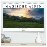Magische Alpen (hochwertiger Premium Wandkalender 2025 DIN A2 quer), Kunstdruck in Hochglanz