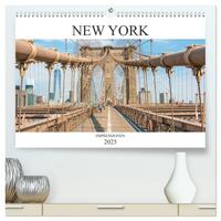 New York – Impressionen (hochwertiger Premium Wandkalender 2025 DIN A2 quer), Kunstdruck in Hochglanz