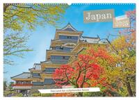 Japan, das Land der aufgehenden Sonne (Wandkalender 2025 DIN A2 quer), CALVENDO Monatskalender