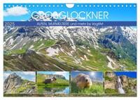 Großglockner, Alpen, Murmeltiere & mehr by VogtArt (Wandkalender 2025 DIN A4 quer), CALVENDO Monatskalender