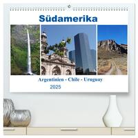 Südamerika - Argentinien, Chile, Uruguay (hochwertiger Premium Wandkalender 2025 DIN A2 quer), Kunstdruck in Hochglanz