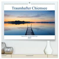 Traumhafter Chiemsee – Impressionen vom Bayerischen Meer (hochwertiger Premium Wandkalender 2025 DIN A2 quer), Kunstdruck in Hochglanz