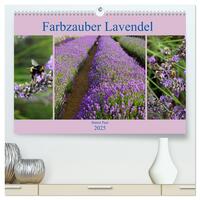 Farbzauber Lavendel (hochwertiger Premium Wandkalender 2025 DIN A2 quer), Kunstdruck in Hochglanz