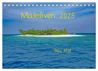 Malediven - Dreamland (Tischkalender 2025 DIN A5 quer), CALVENDO Monatskalender