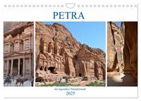 PETRA, die legendäre Nabatäerstadt (Wandkalender 2025 DIN A4 quer), CALVENDO Monatskalender