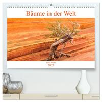 Bäume in der Welt (hochwertiger Premium Wandkalender 2025 DIN A2 quer), Kunstdruck in Hochglanz