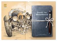 Classic Car Sketchbook (Wandkalender 2025 DIN A2 quer), CALVENDO Monatskalender