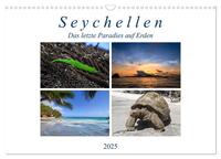 Seychellen - Das letzte Paradies auf Erden (Wandkalender 2025 DIN A3 quer), CALVENDO Monatskalender