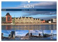 KÖLN AUSBLICK - RHEINBLICK (Wandkalender 2025 DIN A3 quer), CALVENDO Monatskalender