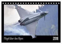 Flügel über den Alpen (Tischkalender 2025 DIN A5 quer), CALVENDO Monatskalender