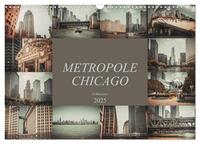 Metropole Chicago (Wandkalender 2025 DIN A3 quer), CALVENDO Monatskalender