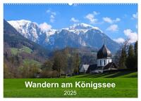 Wandern am Königssee (Wandkalender 2025 DIN A2 quer), CALVENDO Monatskalender