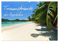 Traumstrände der Seychellen (Wandkalender 2025 DIN A2 quer), CALVENDO Monatskalender