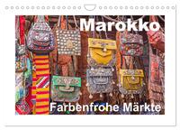 Marokko - Farbenfrohe Märkte (Wandkalender 2025 DIN A4 quer), CALVENDO Monatskalender