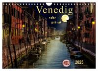 Venedig - sehr privat (Wandkalender 2025 DIN A4 quer), CALVENDO Monatskalender