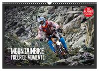 Mountainbike Freeride Momente (Wandkalender 2025 DIN A3 quer), CALVENDO Monatskalender