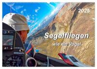 Segelfliegen - wie ein Vogel (Wandkalender 2025 DIN A2 quer), CALVENDO Monatskalender