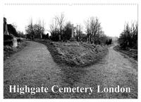 Highgate Cemetery London (Wandkalender 2025 DIN A2 quer), CALVENDO Monatskalender