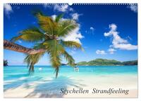 Seychellen Strandfeeling (Wandkalender 2025 DIN A2 quer), CALVENDO Monatskalender