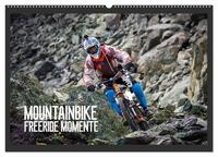 Mountainbike Freeride Momente (Wandkalender 2025 DIN A2 quer), CALVENDO Monatskalender