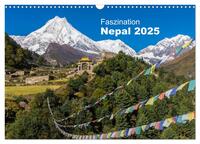 Faszination Nepal (Wandkalender 2025 DIN A3 quer), CALVENDO Monatskalender