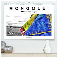 Mongolei – Mit anderen Augen (hochwertiger Premium Wandkalender 2025 DIN A2 quer), Kunstdruck in Hochglanz