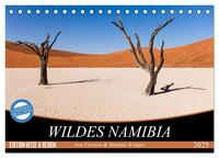 Wildes Namibia (Tischkalender 2025 DIN A5 quer), CALVENDO Monatskalender